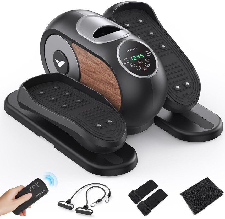 MERACH Under Desk Elliptical from amazon